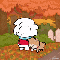 Happy Fall Season GIF by Ai and Aiko