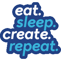 Sleep Eat Sticker by Sussman Consultants
