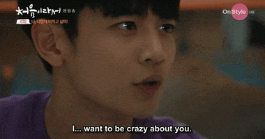 because it's the first time GIF by DramaFever
