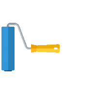 spray azul Sticker
