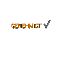 Construction Genehmigt Sticker by pkb-consulting