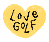 Golf Love Sticker by Catharina Stewart