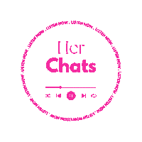 herhive_org podcast listen now her chats her chats podcast Sticker