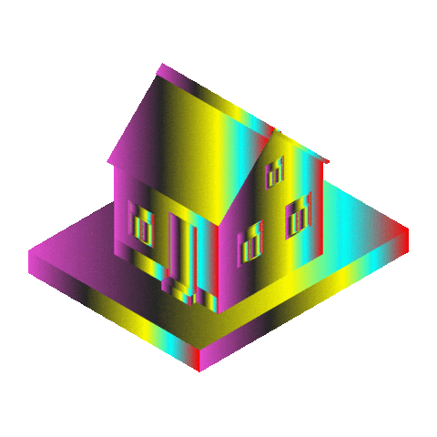 isohouses giphyupload trippy crypto crazy Sticker