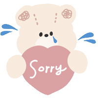 Sorry Sticker