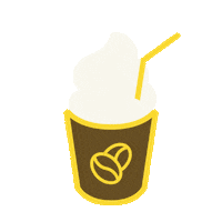 Ice Cream Coffee Sticker by SomiSomi
