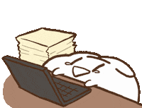 Sad Rabbit Sticker