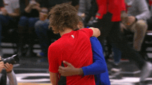 robin lopez hug GIF by NBA