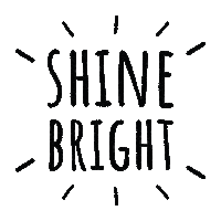 glambou_official shine bright bling glam Sticker