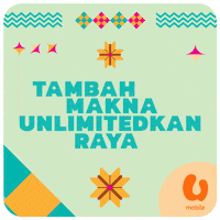 Salamaidilfitri Harirayaaidilfitri GIF by U Mobile