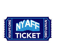 Admit One New York Sticker by NEW YORK ASIAN FILM FESTIVAL