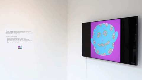 bitforms gallery make pictures GIF by Walter Wlodarczyk