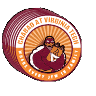 Jewish Sticker by Chabad at Virginia Tech