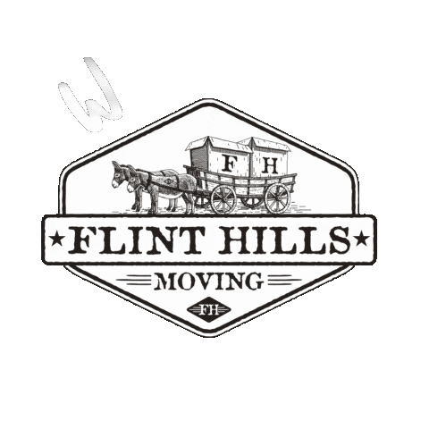 flinthillsmoving moving kansas movers new house Sticker