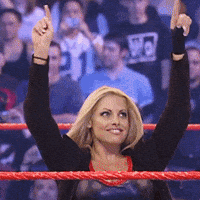 Pointing Finger GIF by Trish Stratus
