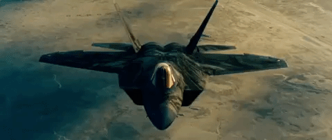 F22 With Flare and Missile