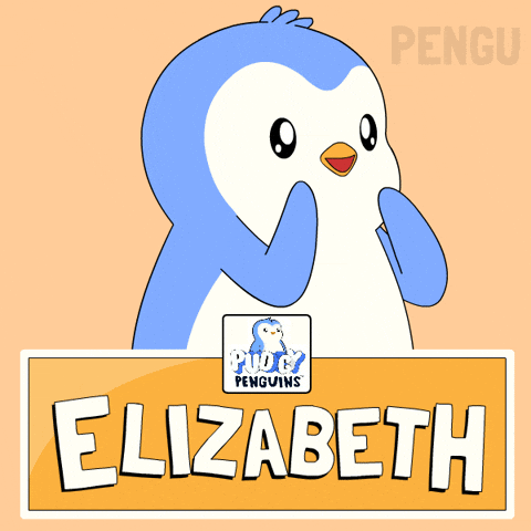 Penguin Elizabeth GIF by Pudgy Penguins