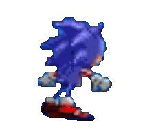 go fast sonic the hedgehog Sticker by Leroy Patterson