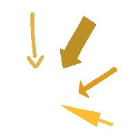 Arrow Da Sticker by Konfettirausch