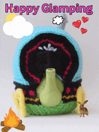 Happy Holidays Camping GIF by TeaCosyFolk