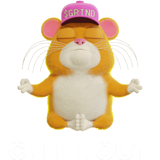 Calm Down Chill Out Sticker by Grind