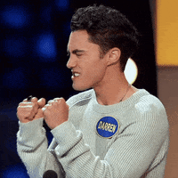 Celebrity Family Feud Smile GIF by ABC Network