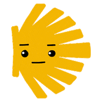Santiago Shell Sticker by Xunta