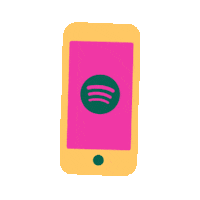 Phone Streaming Sticker by Spotify