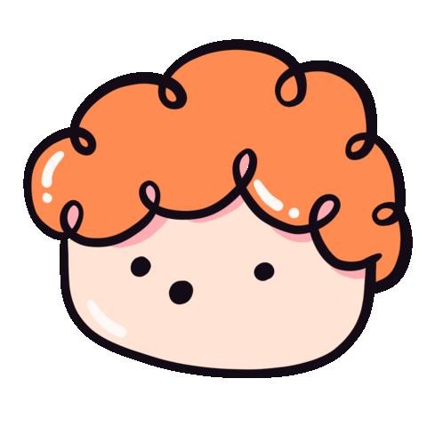 Orange Love Sticker