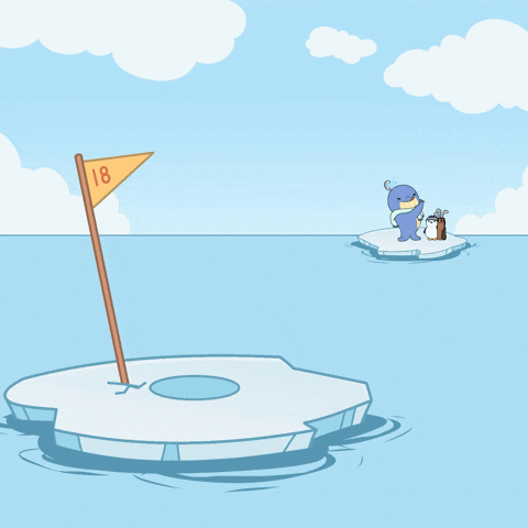 Goal Golf GIF by Rich Whale Alliance