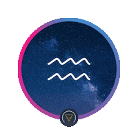 Astrology Aquarius Sticker by NUiT App