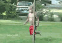 kid fail wtf GIF