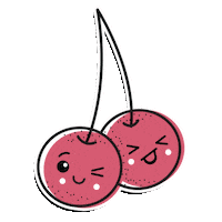 Cherry Cherryontop Sticker by Dabble and Dollop