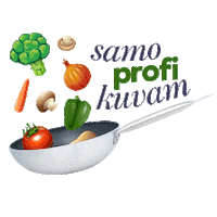 metalacad profi rucak metalac povrće Sticker