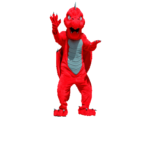 Red Dragon Sticker by SUNY Oneonta