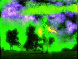 MFDtheArtist retro trippy crazy flip GIF