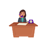 Calling Sticker by Creative Hatti
