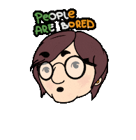 Bored French Sticker