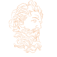 Greek God Art Sticker