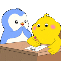 Happy Well Done Sticker by Pudgy Penguins