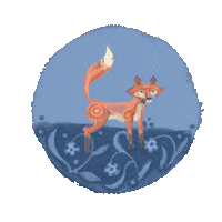 adamtrest fox foxtail adamtrest adamtrestfox Sticker