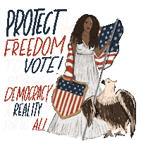 Voting Black Lives Matter Sticker by Creative Courage