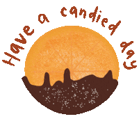 Orange Chocolate Sticker by AllthingsA