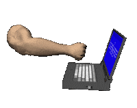 angry internet Sticker