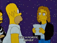 homer simpson stars GIF