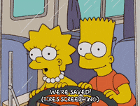 happy bart simpson GIF
