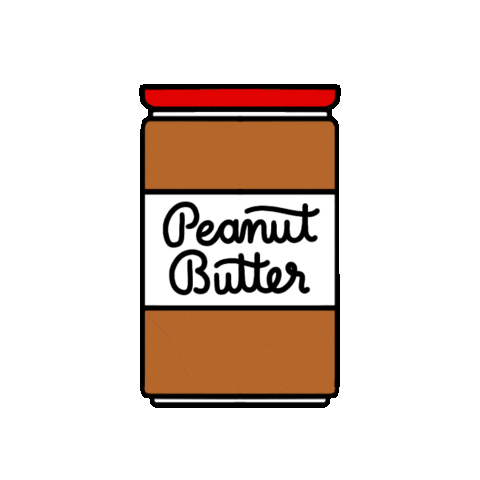 Hungry Peanut Butter Sticker