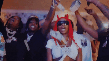 TerpBunny giphygifmaker giphygifmakermobile red baddie GIF