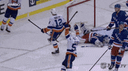 ice hockey hug GIF by NHL