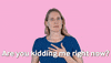 CarlaDelaney actress actor shy embarrassed GIF